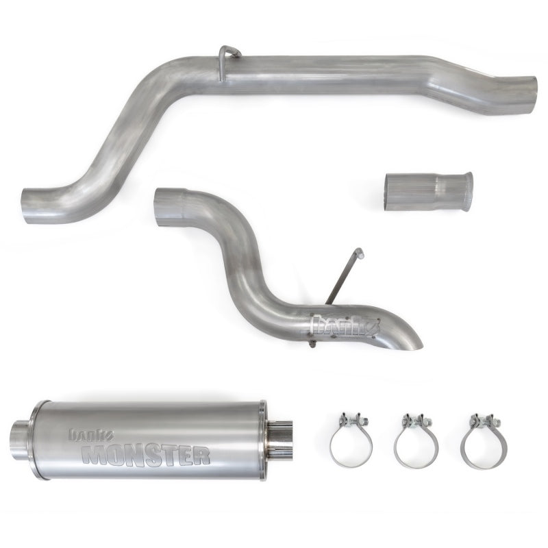 Banks Power 18-23 Jeep Wrangler 2.0L Monster Exhaust System - SS Single Exhaust