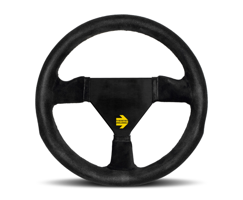 Momo MOD11 Steering Wheel 260 mm - Black Suede/Black Spokes