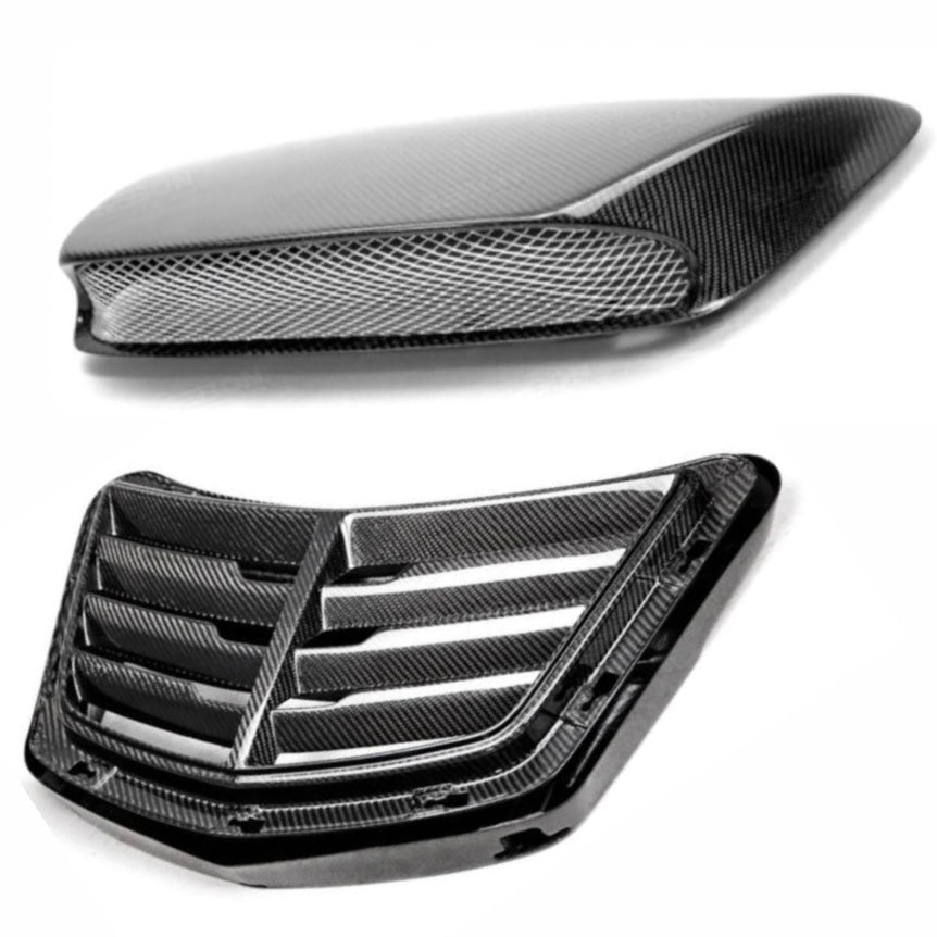 CARBON FIBER HOOD SCOOPS / VENTS