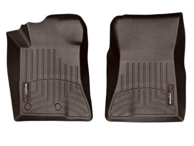WeatherTech 2015+ Ford Mustang Front FloorLiner - Cocoa