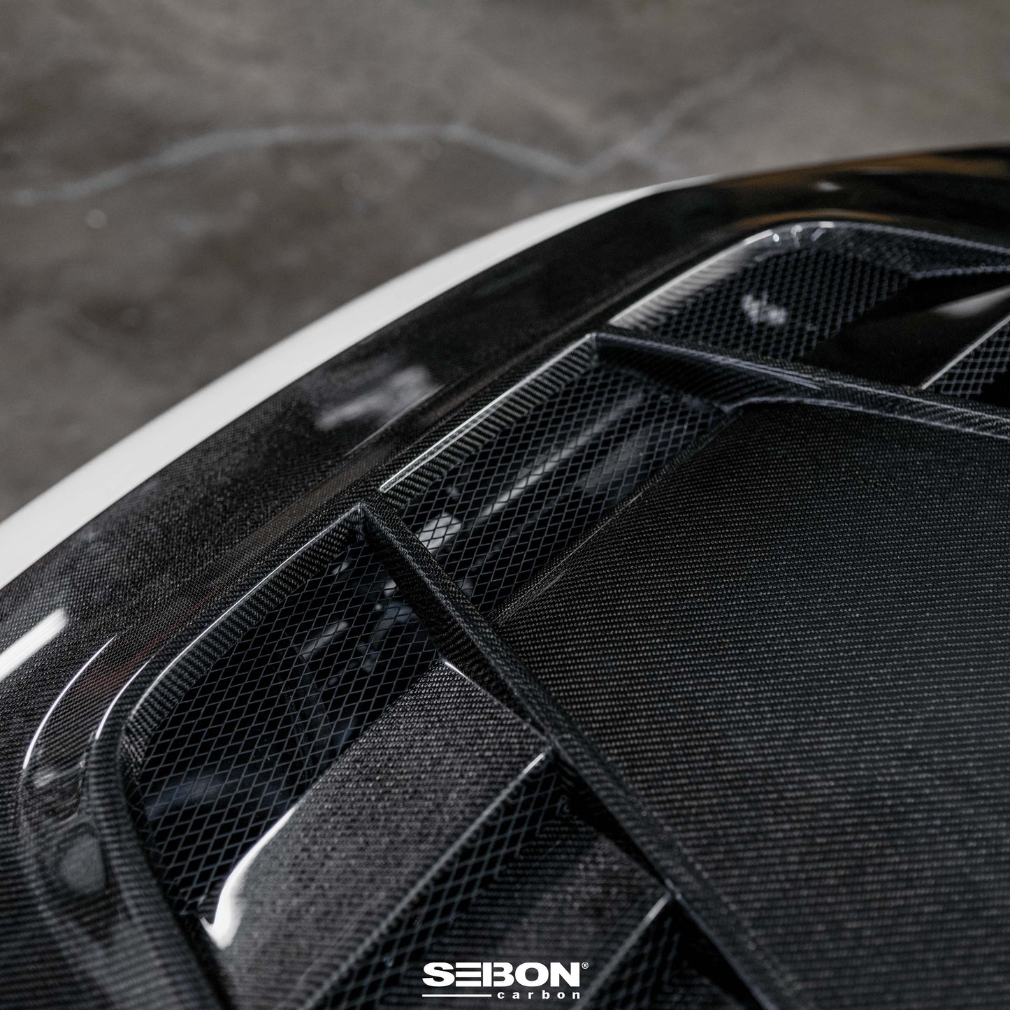 Seibon TV-Style Double Sided Carbon Fiber Hood 2023-2025 Honda Civic Type R