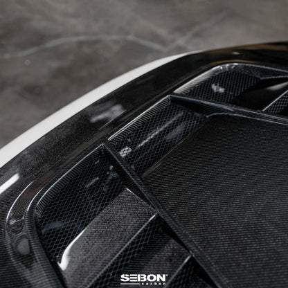 Seibon TV-Style Double Sided Carbon Fiber Hood 2023-2025 Honda Civic Type R