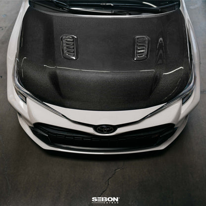 Seibon OEM-Style Carbon Fiber Hood 2023-2024 Toyota GR Corolla