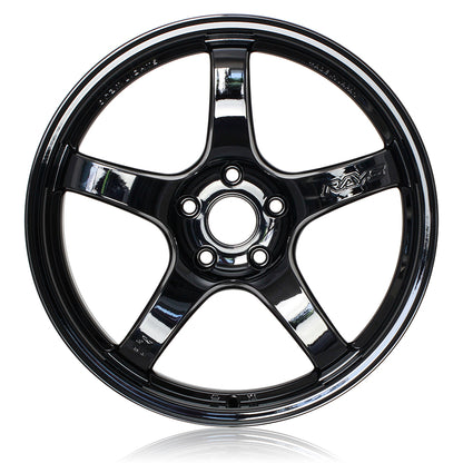 Gram Lights 57CR 18x9.5 +12 5x114.3 - Gloss Black