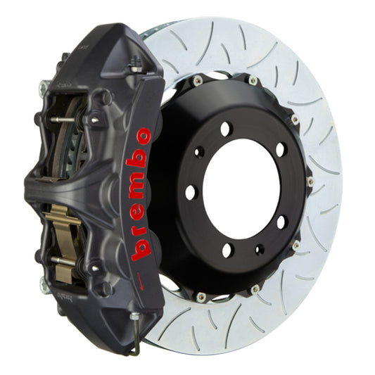 Brembo 19+ Model X (Excl Plaid) Fr GTS BBK 6Pis Cast 380x34 2pc Rotor Slotted Type3-Black HA