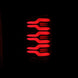 AlphaRex 14-18 GMC Sierra 1500/2500HD/3500HD LUXX-Series LED Tail Lights Blk/Red w/Actv Lgt Seq. Sig
