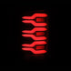 AlphaRex 14-18 GMC Sierra 1500/2500HD/3500HD LUXX-Series LED Tail Lights Blk w/Actv Light & Seq. Sig