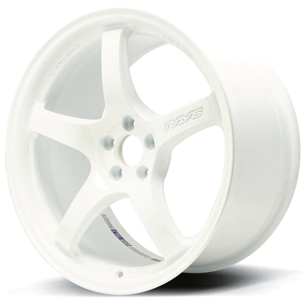 Gram Lights 57CR 18x10.5 +22 5x114.3 - Ceramic White Pearl