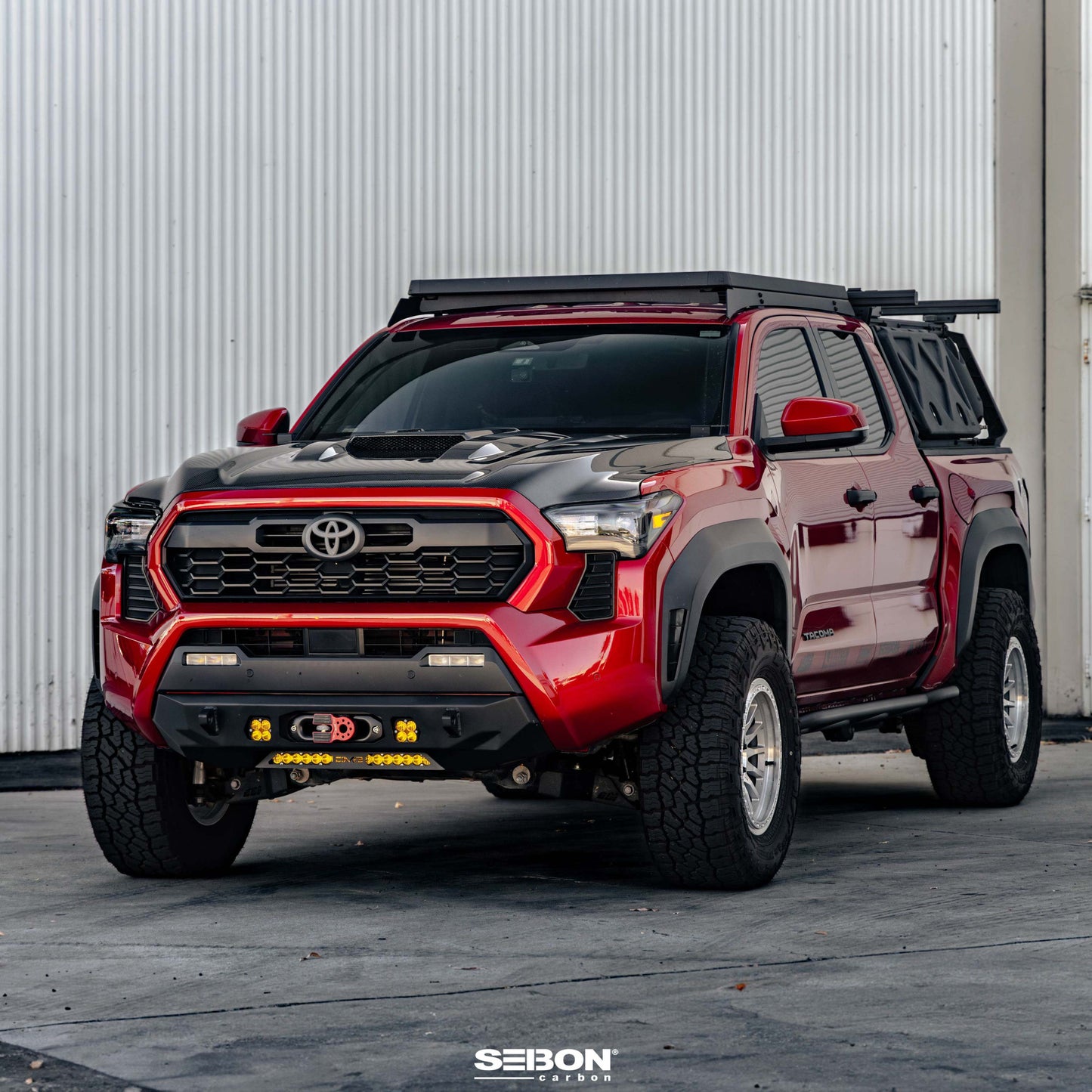 Seibon 2024+ Toyota Tacoma TR-Style Carbon Fiber Hood