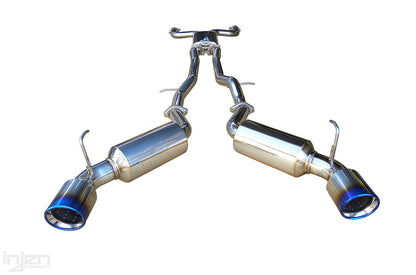 Injen Dual Exit Titanium Tip Cat-Back Exhaust System - Nissan 350Z