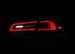 AlphaRex 12-21 Tesla Model S LUXX-Series LED Tail Lights - Black/Red