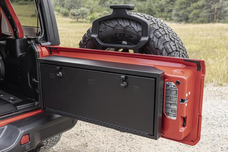 Tuffy Tailgate Lockbox W/ Combo Lock For Jeep Wrangler