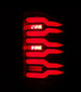 AlphaRex 07-14 Chevrolet Silverado 1500/2500HD/3500HD Luxx-Series LED Tail Lights Black/Red
