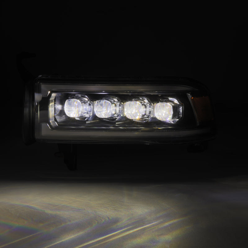 AlphaRex 94-01 RAM 1500 NOVA LED Proj Headlights Blk w/Activ Light/Seq Signal/SB DRL