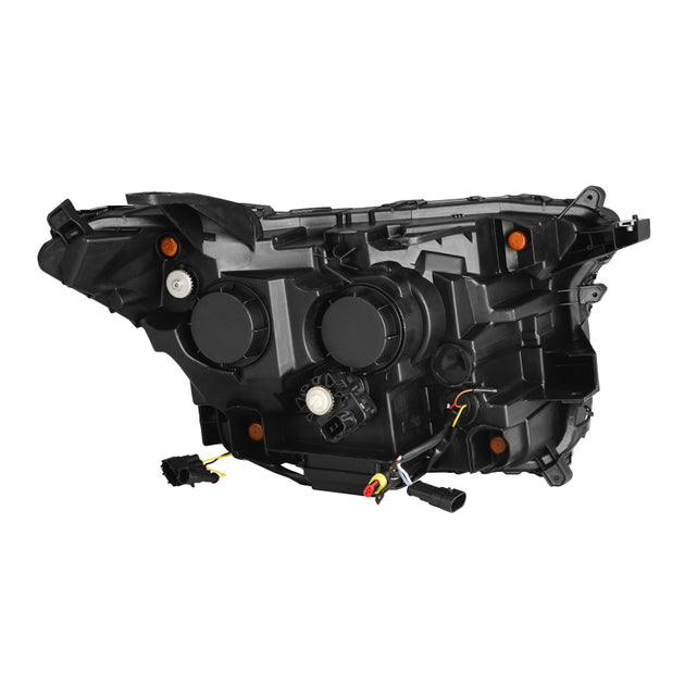 AlphaRex 2024+ Toyota Tacoma NOVA-Series LED Proj Headlights Alpha-Blk w/Actv Light & Seq. Sig + DRL