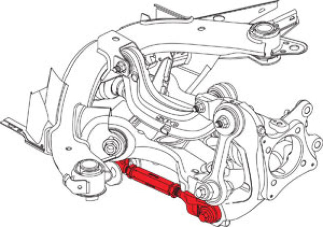 SPC Performance 15-20 Ford Mustang Toe Control Arm