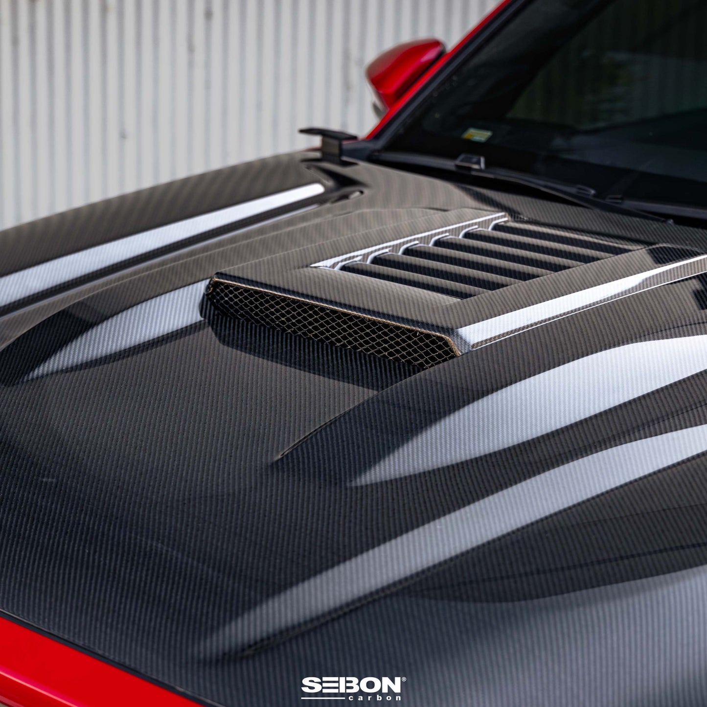 Seibon 2024+ Toyota Tacoma TR-Style Carbon Fiber Hood