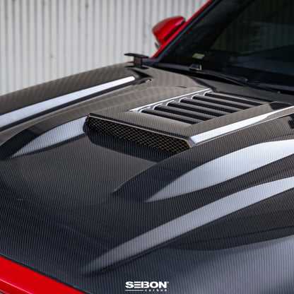 Seibon 2024+ Toyota Tacoma TR-Style Carbon Fiber Hood