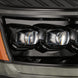 AlphaRex 06-08 Ram 1500HD NOVA LED Proj Headlights Plank Style Alpha Blk w/Seq Signal/DRL/Amber LED