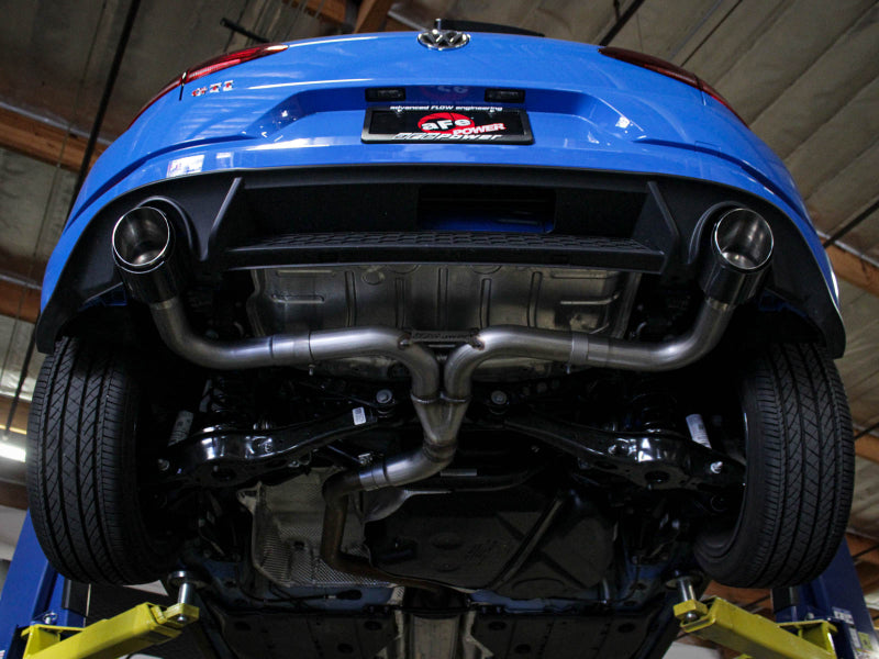 aFe 18-20 VW GTI (MK7.5) 2.0L MACH Force-Xp 3in to 2.5in 304 SS Axle-Back Exhaust System- Carb. Tips