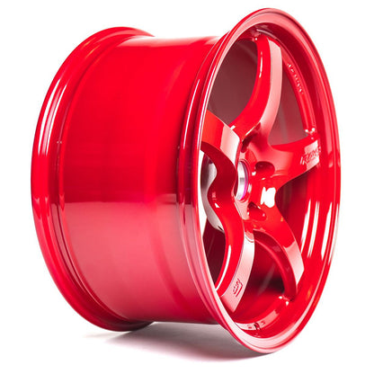 Gram Lights 57CR 18x8.5 +37 5x108 - Milano Red