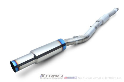 Tomei Expreme Titanium Single Exit Exhaust System - Infiniti Q50