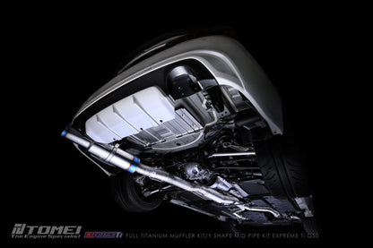 Tomei Expreme Titanium Single Exit Exhaust System - Infiniti Q50