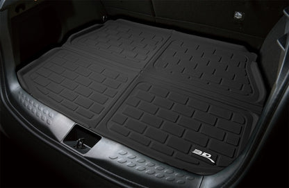 3D MAXpider 18-24 Jeep Wrangler Unlimited (Jl) No Sub No Flat Floor Cross Fold Kagu Blk Cargo Liner