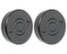 RockJock JL/JT Frame Tube Plugs Frame Front CNC Machined Black Delrin