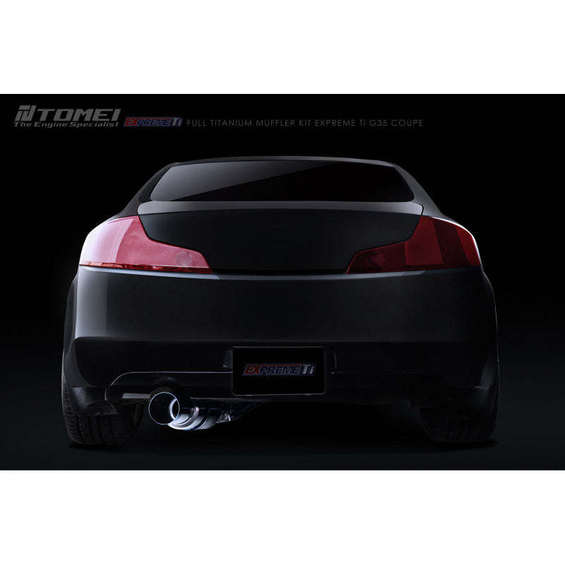 Tomei Expreme TI Full Titanium Exhaust Kit - Infiniti G35 Coupe