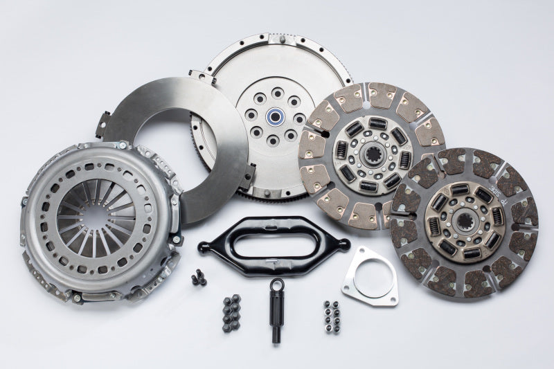 South Bend Clutch 1988-1993 Dodge Turbo Cummins Diesel 5.9L/6.7L Organic Street Dual Disc Clutch Kit