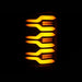 AlphaRex 14-18 GMC Sierra 1500/2500HD/3500HD LUXX-Series LED Tail Lights Blk w/Actv Light & Seq. Sig
