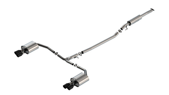 Borla 21-23 Hyundai Sonata N Line 2.5L i4 AT FWD 4DR 2.00in 2.75in S-Type Exhaust - Black Chrome