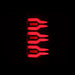 AlphaRex 02-06 Dodge Ram1500 + 03-06 Dodge Ram2500/3500 Luxx-Series LED Tail Lights (Pair) Black/Red