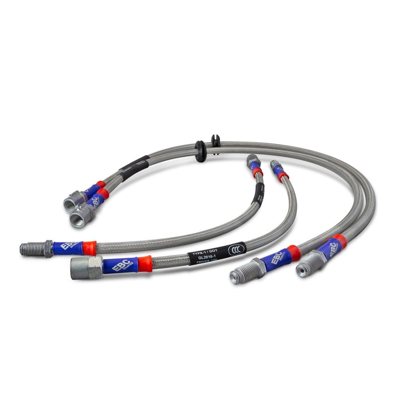EBC 2015+ Ford Mustang (6th Gen) 2.3T Stainless Steel Brake Line Kit