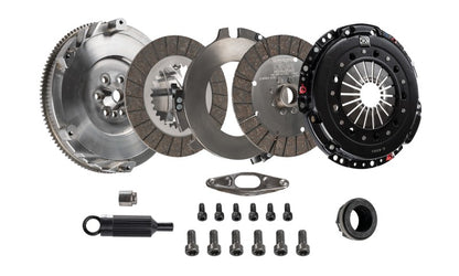 DKM Clutch VW MK4 R32 MS Twin Disc Clutch Kit w/Steel Flywheel (660 ft/lbs Torque)