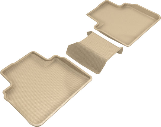 3D MAXpider 2018-2020 Honda Accord Kagu 2nd Row Floormats - Tan