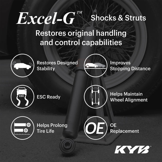 KYB Shocks & Struts Excel-G 15-20 Ford Mustang Excl. Shelby w/o Perf Pkg. w/o ECS/20in Wheels