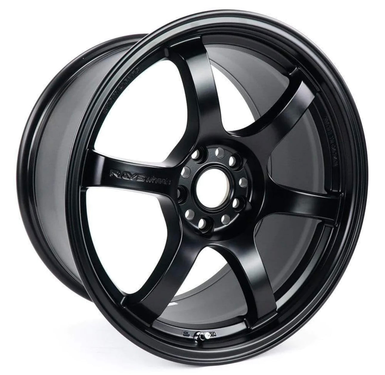 Gram Lights 57DR 19x9.5 +35 5x114.3 - Semi Gloss Black