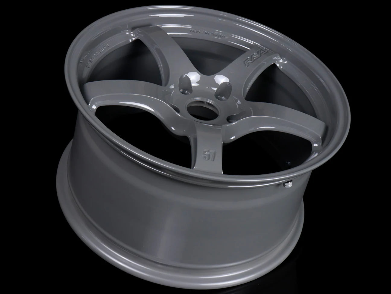 Gram Lights 57CR 18x10.5 +22 5x114.3 - Glossy Gray