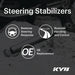 KYB Shocks & Struts Steering Stabilizers Front 18-23 Jeep Wrangler JL / 20-23 Gladiator