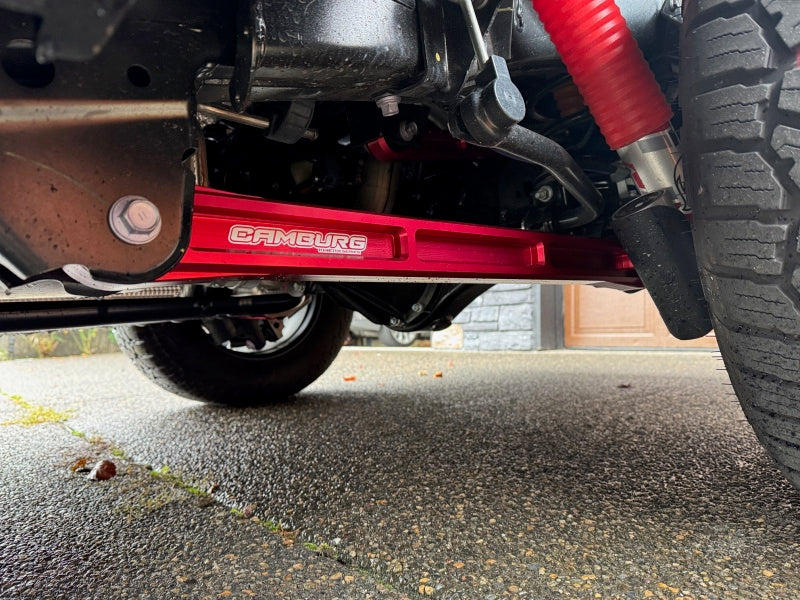 Camburg Toyota Tundra 2WD/4WD 22-23 KINETIK Series Rear Billet Trailing Arm Kit (Red)