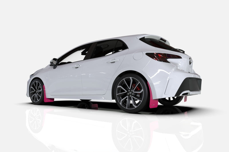 Rally Armor 22-24 Tesla Model X Pink Mud Flap BCE Logo