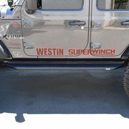 Westin 18-24 Jeep Wrangler (JL) Unlimited 4DR Outlaw Running Board - Textured Black