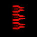 AlphaRex 07-08 Dodge Ram 1500/07-09 Dodge Ram 2500+3500 Luxx-Series LED Tail Lights (Pair) Black