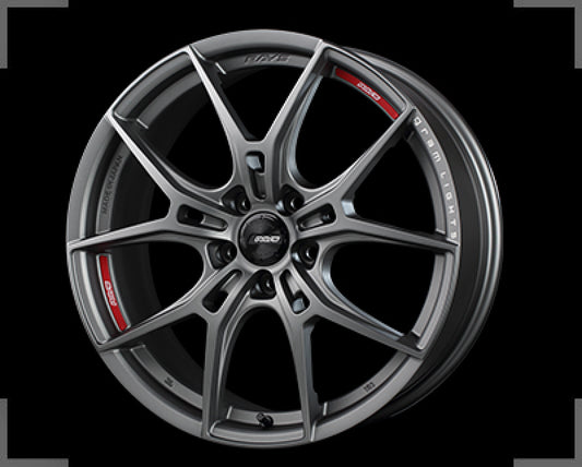 Gram Lights 57FXZ Overseas 19x8.5 +45 5-114.3 Matte Graphite w/Machining Wheel