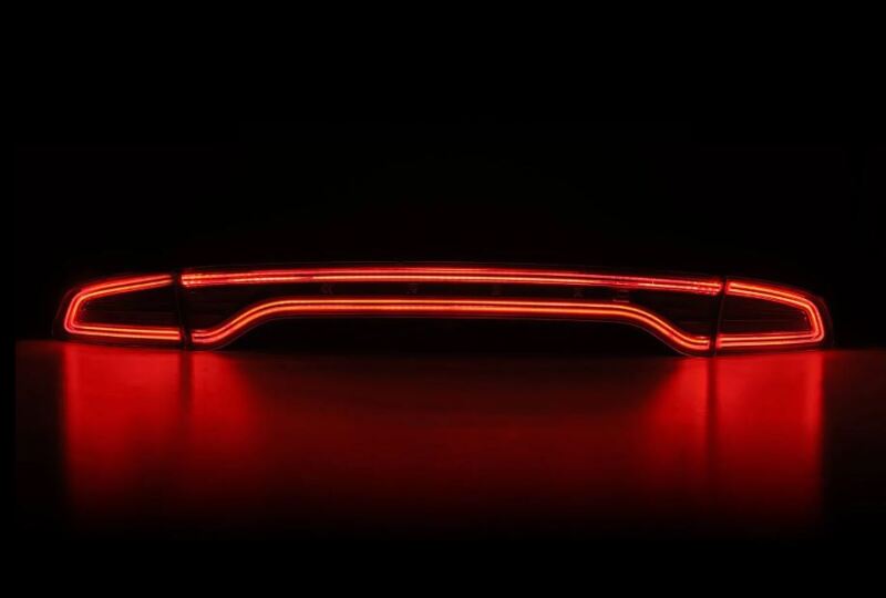 AlphaRex 15-23 Dodge Charger NOVA-Series Prismatic LED Tail Lights Alpha-Black