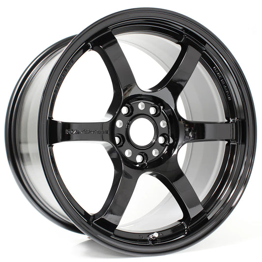 Gram Lights 57DR 18x8.5 +37 5x100 - Gloss Black