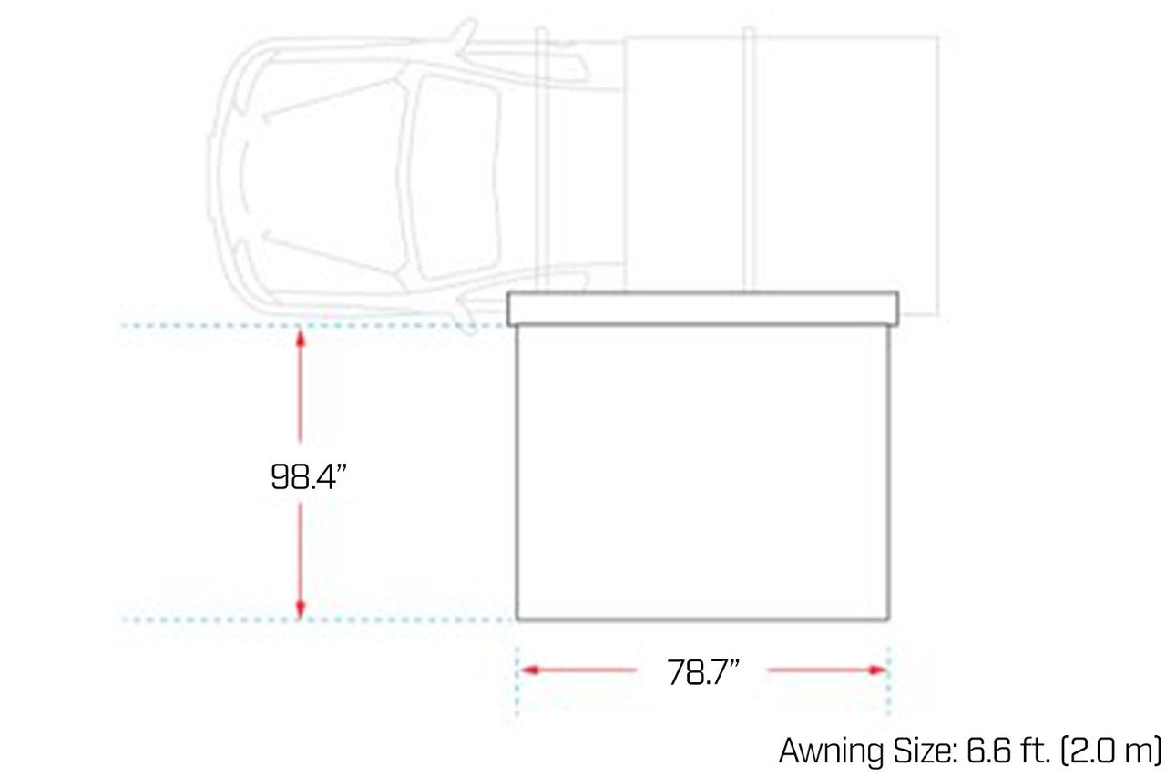 Ironman Deltawing 90° Awning