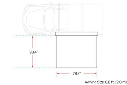 Ironman Deltawing 90° Awning